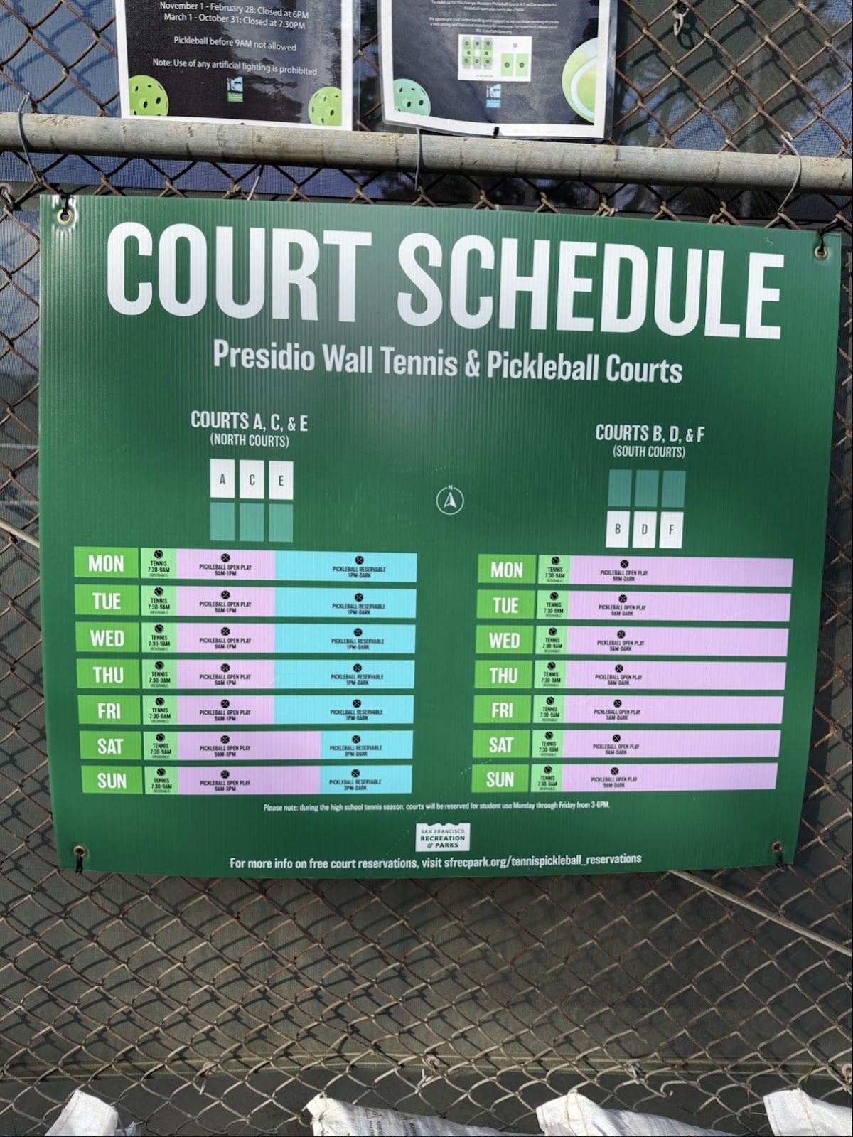 Presidio Wall Pickleball Courts